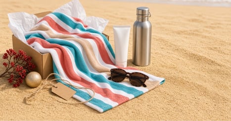 custom beach towel